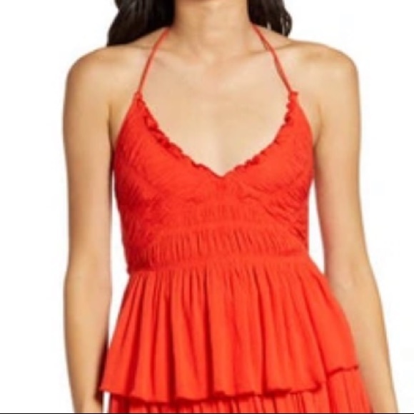 Free People Tops - FREE PEOPLE Hooked On You Halter top In Heat Wave summer boho